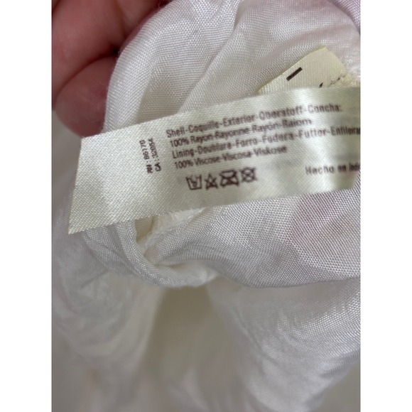 Free People White Lace Crochet Tunic Dress Boho Festival M M - Picture 9 of 9